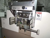 High Speed Ultrasonic Digital Label Cutting Machine for Polyester Satin Ribbon T-shirt Fabric Garment Care Label