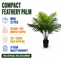 Palmier Artificiel Réaliste, Plante Artificielle pour Intérieur et Extérieur, Décoration Maison, Hôtel, Resort, Jardin, Fournisseur OEM Personnalisé en Gros
