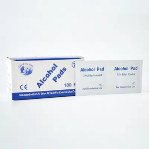 Anti-séptico Uso Múltiplo Álcool Prep Pads 75% Álcool Prep Pads Álcool <span class=keywords><strong>Wipes</strong></span> para Uso Externo - Product Image 6