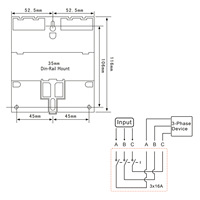 TM-613 380V 16A Trifásico, Temporizador Digital Programable de 7 Días, Interruptor de Relé Alimentado por Enchufe, Motor Automático Inteligente