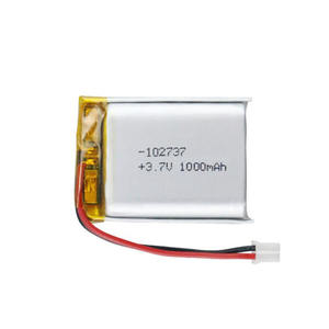 Lipo电池102737 <span class=keywords><strong>3</strong></span>.7V 1000mAh可充电锂离子聚合物电池 - Product Image 1