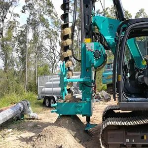 הידראולי ארוך ספירלת רוטרי קידוח rig CFA KR80M ערימת נהיגה אסדות