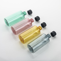 Bouteille en plastique PET de qualité alimentaire de 200 ml pour boissons liquides, emballage pharmaceutique avec bouchon à vis