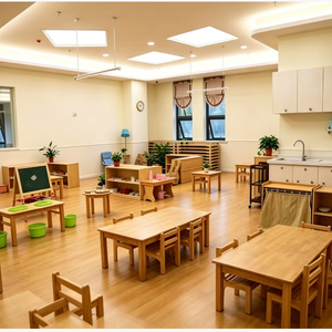 Sedia in Legno Impilabile per Bambini, Arredamento Montessori per Asili, Scuole Materne <span class=keywords><strong>e</strong></span> Aule di Scuola dell'Infanzia - Product Image 6
