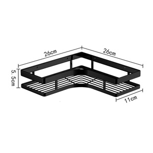 Hot Selling Bathroom <strong>Shelves</strong> Stainless Steel No Drilling Wall Mounted Corner Shelf Organizer Shower <strong>Basket</strong> - Product Image 6
