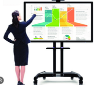 Tableau blanc électronique interactif numérique à écran plat pour l'enseignement scolaire