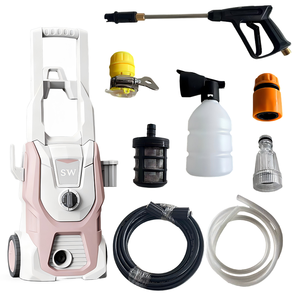 Hidrolavadora Eléctrica Vertical de Alta Presión, Limpiadora Portátil para Autos, Jardines y Piscinas - Product Image 3