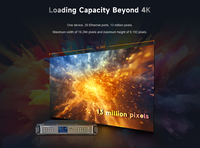 Novastar VX2000Pro Contrôleur d'affichage LED tout-en-un Processeur vidéo équipé de 20 ports Ethernet 13 millions de pixels