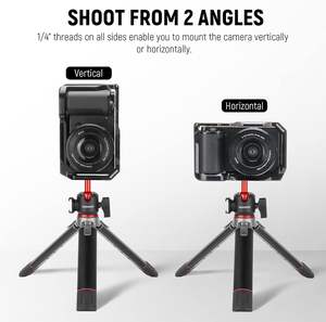 NEEWER-Jaula de aluminio para cámara, dispositivo de grabación de vídeo, placa QR tipo Arca, con rosca de <span class=keywords><strong>1</strong></span>/4 ", compatible con <span class=keywords><strong>Sony</strong></span> <span class=keywords><strong>1</strong></span>/2/2" - Product Image 6