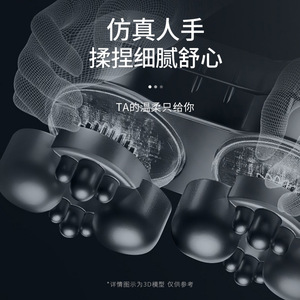 Mingrentang Peanut Massage Pillow 42C Heating Neck Lumbar Support Car Home Office Use - Product Image 3
