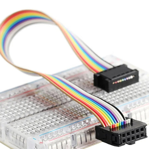 맞춤형 전자제품 2.54mm 피치 USB 10핀 소켓 - 10핀 커넥터 PVC 플랫 레인보우 케이블 어셈블리 공장 배선 하네스 - Product Image 2