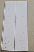 Panel de techo de fábrica Tablero de techo de Pvc de transferencia de 250mm de ancho Ranura media blanca
