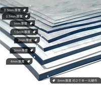 Film PVC transparent super clair 28 PHR Micron, rouleau de PVC souple, film plastique transparent normal, feuille de PVC pour la fabrication de sacs