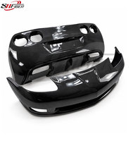 C6 modifié avec des pare-chocs avant et arrière en fibre de carbone Z06, adapté aux Corvette C6 de 2005 à 2013. Fournisseur en gros.