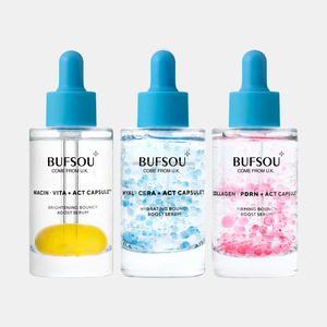 Bola de aceite de refuerzo de piel de cristal coreano, suero brillante, suero facial de ADN de salmón, blanqueamiento orgánico, nicotinamida, vitamina <span class=keywords><strong>C</strong></span>, suero para el cuidado de la piel - Product Image 1