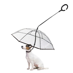 ร่มสุนัขลายการ์ตูนน่ารักพร้อมสายจูงรูปหูยูเอฟโอ แบบพกพา ป้องกันฝน ควบคุมด้วยมือ ทรงตรง ขาย - Product Image 2
