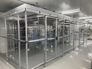 Cabina di Produzione GMP Personalizzata con Filtro HEPA a Parete Rigida <span class=keywords><strong>in</strong></span> Acrilico, Motore ad Alta Efficienza, FFU, Camera Bianca, Nuova - Product Image 5