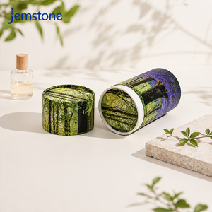 Custom Eco-Friendly Biodegradable Moisture-proof Outer Coating Urn Cylinder <b>Container</b> Recyclable Cardboard Scattering Tube - Product Image 2