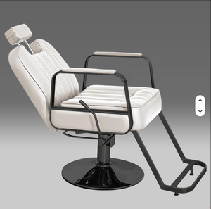 Sillón de Peluquería Profesional de Alta Gama, Metálico, para Corte de Cabello, Permanente, Tinte, Barbería, con Función de Elevación, para Salón de Belleza - Product Image 1