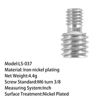 Bexin Snelle Uitbreiden Hoge Precision1/4 Metalen Platte Kop Schroef Verborgen Schroefdraad Adapter Camera Schroeven