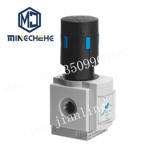 ตัวปรับแรงดันลมแบบนิวเมติก MS6-LRB-1/2-D8-AS 1/2 นิ้ว G เธรด วาล์วกรองอากาศพร้อมเกจวัดสำหรับระบบคอมเพรสเซอร์ - Product Image 1