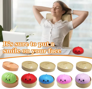 Balles anti-stress moelleuses en forme de boulette, jouet sensoriel fidget pour soulager le stress, à pincer et à presser - Product Image 4