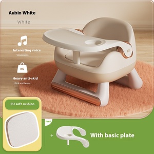 Chaise d'appoint multifonctionnelle pour bébé, siège d'alimentation, chaise de table avec plateau double amovible, facile à nettoyer - Product Image 2