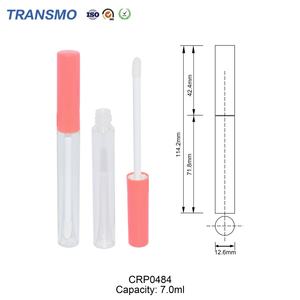Flacons de brillant à lèvres en verre dépoli vides, emballages personnalisés pour brillant à lèvres avec capuchon, tubes de brillant à lèvres - Product Image 2