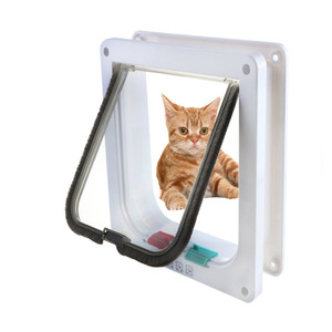 Pet Supply Pet Door Porte pour chien Porte à rabat pour chat avec verrouillage bidirectionnel - Product Image 4
