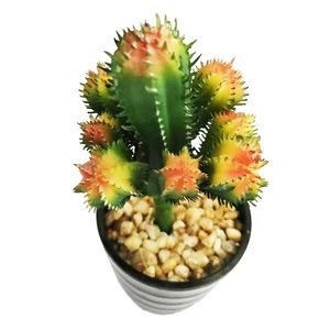 Plantes succulentes artificielles en forme de cactus pour paysages miniatures, plantes du désert pour plantes en pot et fleurs DIY - Product Image 1