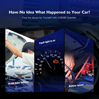 Herramienta de diagnóstico automotriz OBD2 /EOBD, lector de código de motor con analizador de batería, 2 en 1, para todos los vehículos