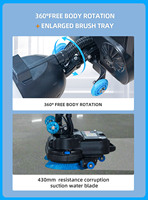 KUER KR-XS430 Polisseuse de sol de haute qualité, autolaveuse autoportée pour salle de sport, usine, maison