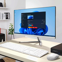Meilleures ventes Ordinateur de bureau 24 pouces Tout-en-un PC 1920*1080 FHD Core I5 PC moins cher