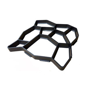 Moule de décoration de jardin extérieur Moulage de béton par injection plastique facile pour le bricolage Moules de pavage de carreaux de sol en ciment de belle conception à vendre - Product Image 2
