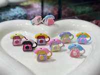 Vente en gros en stock pendentif en émail multicolore pas cher bricolage fruit animal crème glacée pain breloques pour la fabrication de bijoux