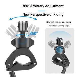 Abrazadera de tubo de vehículo, soporte de conducción para cámara deportiva para acción de <span class=keywords><strong>2</strong></span> pulgadas, soporte de motocicleta para In/STA 360 X4 para Go-pros - Product Image 4