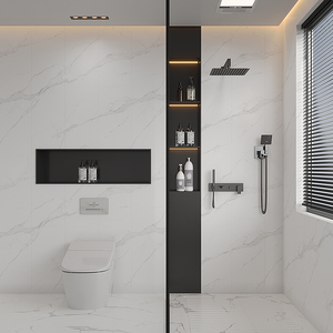 Tira de LED de tamaño personalizado, nicho de pared de acero inoxidable 304, nicho de ducha, Repisas de estantería comercial, armario de pared empotrado <span class=keywords><strong>para</strong></span> <span class=keywords><strong>sala</strong></span> de estar - Product Image 3