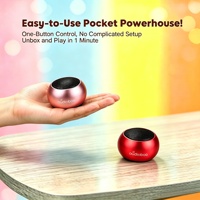 Altavoz Inalámbrico Portátil M3 Disponible en Stock, Mini Altavoz Inalámbrico con Emparejamiento TWS BT5.3 para Sonido Estéreo, Directo de Fábrica