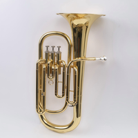 Hot Sale Colored Wind Instrument Euphonium with Golden Lacquer