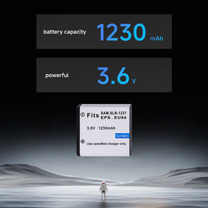 Batteria <span class=keywords><strong>di</strong></span> <span class=keywords><strong>Ricambio</strong></span> <span class=keywords><strong>per</strong></span> Fotocamere Samsung Digimax L70 L80, Accessori 3.6V 1230mAh Li-ion con Chip A+ SLB-1237, <span class=keywords><strong>Batterie</strong></span> Digitali - Product Image 4