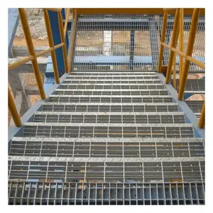 Anti pas düz merdivenler dışında galvanizli açık paslanmaz çelik merdiven