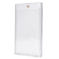 Étui de protection magnétique en acrylique anti-UV 35PT pour cartes de collection, de sport, de jeu, d'anime et de stars
