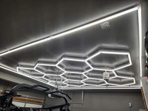 Суэц, современный 2024 по индивидуальному заказу, лидер продаж, гаражный светильник, шестиугольный свет, высокая легкость, светодиодный потолочный светильник - Product Image 4