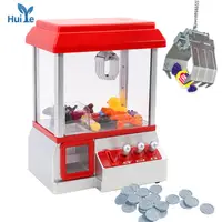 Hukami fabricante máquina eletrônica de brinquedos, garra de arcade, brinquedo, mini dispensador de prêmios para doces, jogo com luzes e sons para crianças
