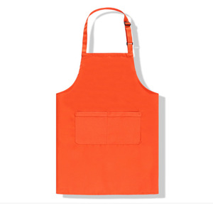 Biểu Tượng Tùy Chỉnh Màu Sắc Rắn Có Thể Điều Chỉnh Đôi Nút Nấu Ăn BBQ Làm Sạch Tạp Dề Nhà Bếp Cá Nhân Đầu Bếp Tạp Dề Với Túi - Product Image 5