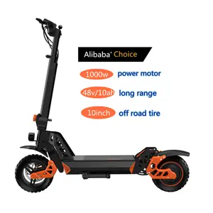 Patinete eléctrico todoterreno plegable para adulto, de 2000W rueda grande, con suspensión rápida de 10 pulgadas, gran oferta