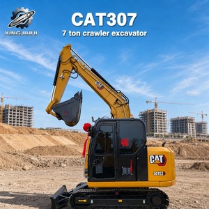 Mini-excavatrice Caterpillar Cat307E2 d'occasion de 8 tonnes, modèle Cat307C, pour usage agricole, avec certifications EPA et CE. - Product Image 1