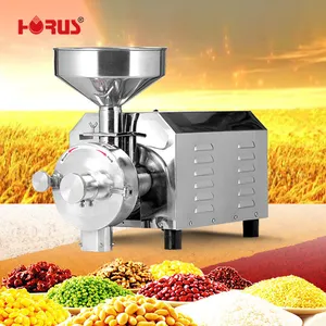 Wholesale HORUS adjustment fineness knob 3600W high efficiency professional grain flour mill machine for multiple uses