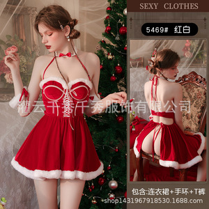 New Christmas character lingerie set, alluring, innocent, sexy, passionate, student-friendly, export-oriented, European and - Product Image 5