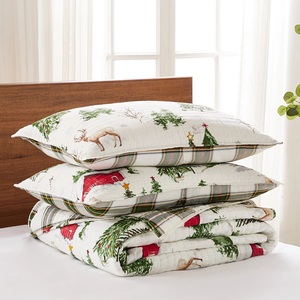 Juego <span class=keywords><strong>de</strong></span> Colcha Navideña 100% Poliéster, Juego <span class=keywords><strong>de</strong></span> Edredón para Cama <span class=keywords><strong>de</strong></span> <span class=keywords><strong>Navidad</strong></span> con Impresión Digital Personalizada - Product Image 2